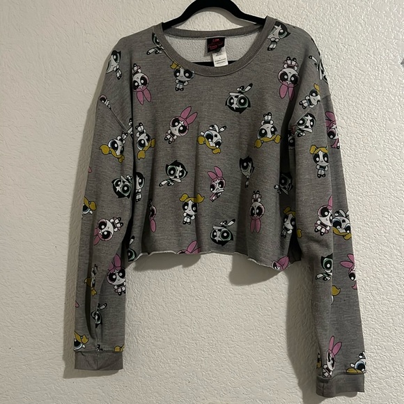 Cartoon Network Tops - PPG Cropped Crew Top